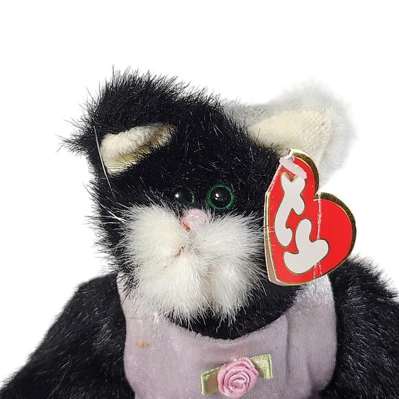 TY Attic Treasures Cats Heather Sammy 1993 Plush Collectible Pair Stuffed Animal - Picture 3 of 16